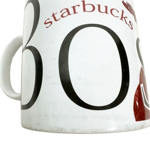 Vintage Starbucks Coffee Mug BOSTON Paul Revere STATUE CITY RARE 1994 North End - Picture 5 of 12